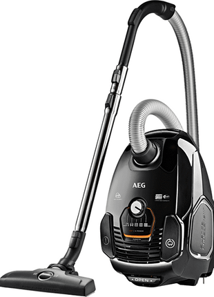 Aspirador con bolsa - AEG VX7-2-EB-P, 650 W, 3.5 l, 70 dB, Negro