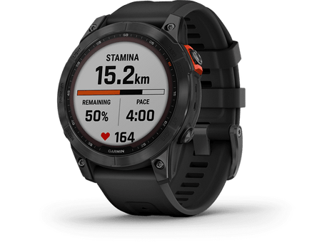 Sports watch - Garmin Fēnix 7 Solar, Black, 125-208 mm, 1.3", 18 days, PowerGlass™ (Solar Charging), WiFi