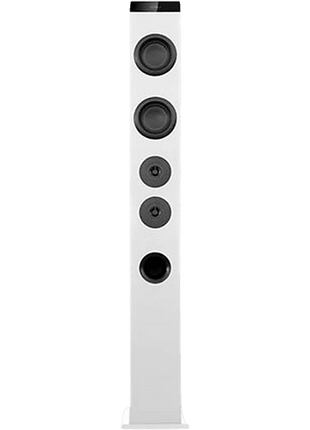 Torre de sonido - Avenzo AV-ST4001W, Bluetooth, 80W, Control remoto, Radio FM, Blanco