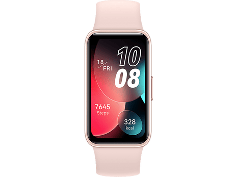 Pulsera de actividad - Huawei Band 8, Sakura Pink, 120 - 190 mm, 1.47 ", AMOLED, Bluetooth, Autonomía 14 días