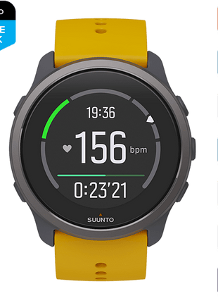 Reloj deportivo - Suunto 5 Peak, Ocre, 130-210 mm, 1.1", Bluetooth, Seguimiento de actividad, Sumergible 30 m