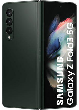 Móvil - Samsung Galaxy Z Fold3 5G, Verde, 256GB, 12GB RAM, 7.6"QXGA+, Snapdragon888, 4400mAh,Android