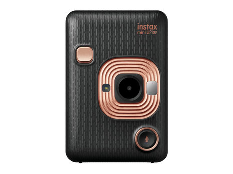 Cámara instantánea - Fujifilm Instax Mini LiPlay, f=28, F2.0, 6 filtros, Elegant Black
