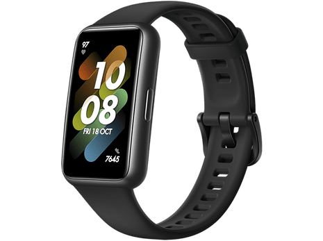 Smartwatch - Huawei Band 7, AMOLED, 16 mm, Carbon Fiber Reinforced Polymer (CFRP), Bluetooth, Autonomy 14 days, Black
