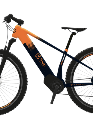 Bicicleta eléctrica - Youin You-Ride Kilimanjaro, 250W, 25km/h, Shimano de 8 vel., Talla M, 29", Pantalla, Negro