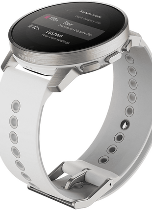 Reloj deportivo - Suunto 9 Peak Birch White Titanium, 14 días, 80 Modos, Bluetooth, GPS, Resistente al agua, Blanco