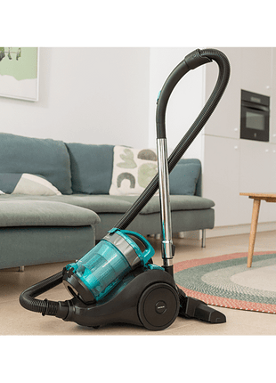 Bagless vacuum cleaner - Cecotec Conga Rockstar Multicyclonic Compact Plus, 800W, 2.5 L, 20kPa, Quiet and lightweight, Black