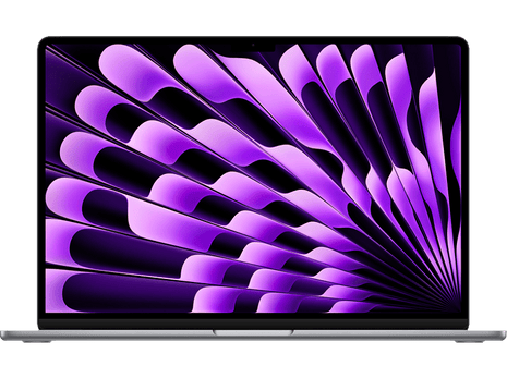 APPLE MacBook Air (2023), 15.3" Retina, Chip M2 de Apple, 8 GB, 256 GB SSD, MacOS, Teclado Magic Keyboard Touch ID, Gris espacial