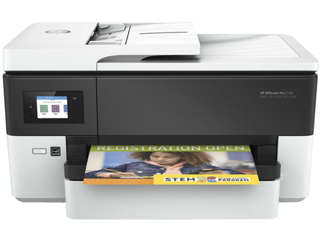 Impresora multifunción - HP OfficeJet Pro 7720, Pantalla LCD táctil, 512 MB, 22/18 ppm Blanco