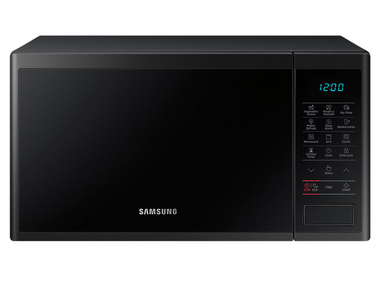 Microondas - Samsung MG23J5133AK/EC, 23 litros, 800W, Interior de cerá –  Join Banana