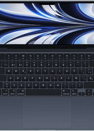 APPLE MacBook Air (2022), 13,6" Retina, Chip M2 de Apple, GPU 8 Núcleos, 8 GB, 256 GB SSD, macOS, Negro + Apple Adaptador USB-C a USB