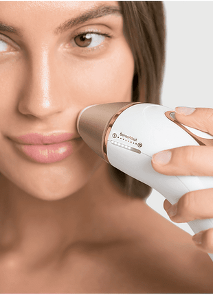 Depiladora IPL - Braun Silk Expert Pro 5 PL5054, Para Mujeres, Depilación permanente, Skin Pro 2.0, Blanco