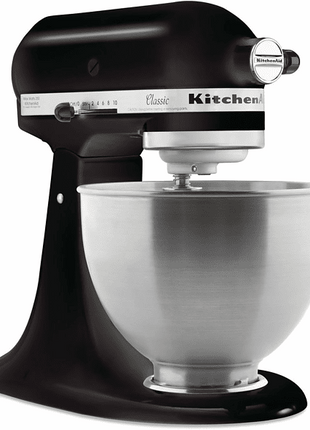 Food processor - KitchenAid 5K45SSEOB, Kneader, Mixer, 4.3 L, 275 W, Black