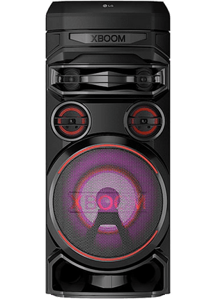 Altavoz - LG RNC7, Luces Multi Color, Efectos DJ. Función karaoke. Efectos de Voz, Negro