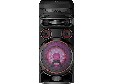 Altavoz - LG RNC7, Luces Multi Color, Efectos DJ. Función karaoke. Efectos de Voz, Negro