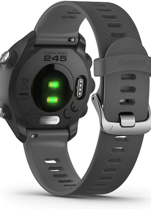 Sportwatch - Garmin Forerunner 245, Negro, 42mm, 1.2", Bluetooth, Frecuencia cardíaca, LCD, 168h