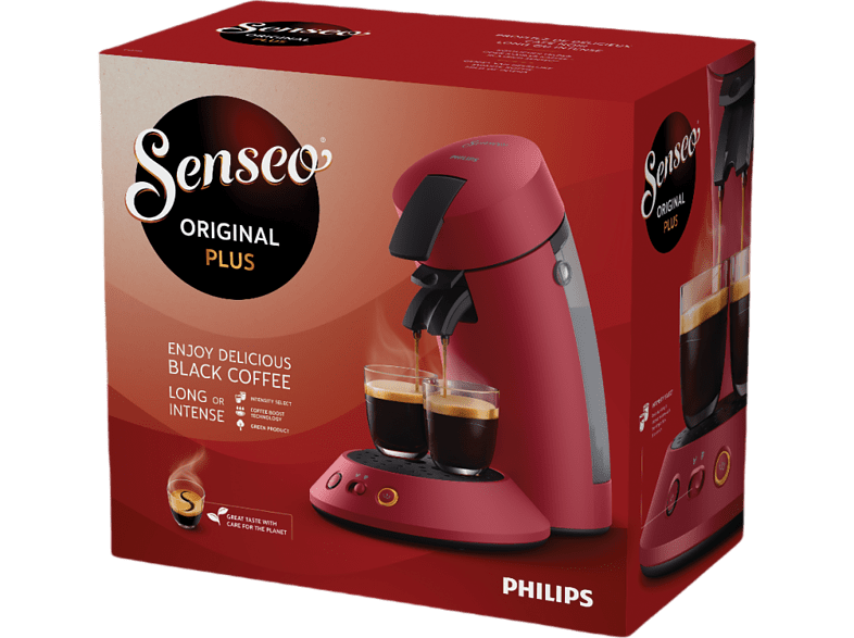 Cafetera de cápsulas - Philips Senseo Original Plus CSA210/91, 220