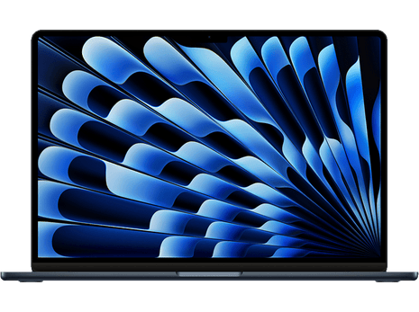 APPLE MacBook Air (2023), 15.3" Retina, Chip M2 de Apple, 8 GB, 512 GB SSD, MacOS, Teclado Magic Keyboard Touch ID, Medianoche