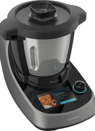 Food processor - Cecotec Mambo Touch, 1600W, 3.3 l, 37 Functions, SoftScreen TFT 5", Black
