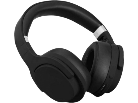 Auriculares inalámbricos - ISY IBH-7000, Con diadema, Supraaurales, Bluetooth, Cancelación de ruido, Negro