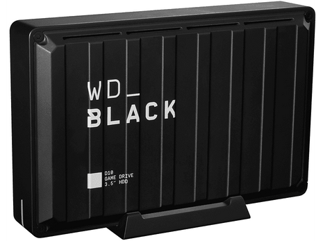 Disco duro 8TB -  WD_Black D10 Game Drive - Almacenamiento de sobremesa para tus juegos PC o Consola