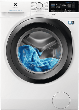 Lavadora secadora - Electrolux EW7W3964LB, 9 kg lavado, 6 kg secado, 1600 rpm, Blanco