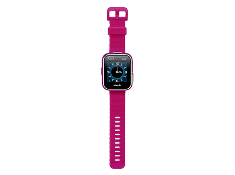 Smartwatch - VTech Kidizoom DX2, 1.44", Para niños, Resistente a salpicaduras, Cámara, Micro-USB, Frambuesa
