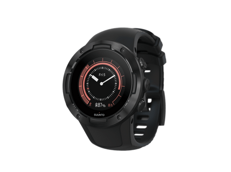Sports watch - Suunto 5, Black, Bluetooth, Compatible with smartphones, Sleep quality, GPS