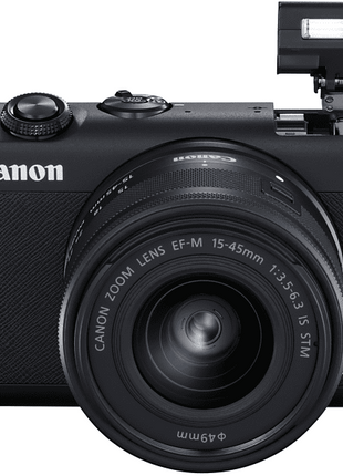 CANON Cámara compacta Canon EOS M200 EF-M Lente 15-45mm - Blanca