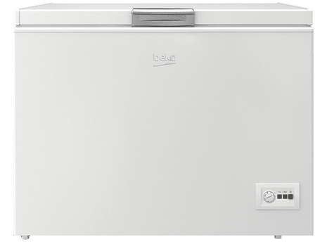 Congelador horizontal - Beko HS221530N, 205 l, Cíclico, 91.2 cm, Blanco