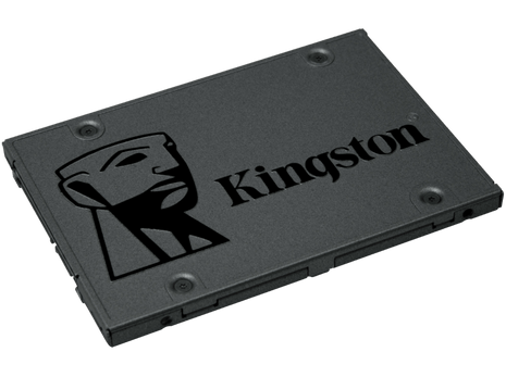 Disco duro SSD 480 GB - Kingston Technology A400, 2.5", SSD, Serial ATA III, 500 MB/s, Negro