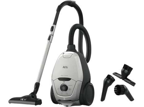 Bagged vacuum cleaner - AEG VX82-1-2MG, 600 W, 3.5 l capacity, 57 dB, Gray