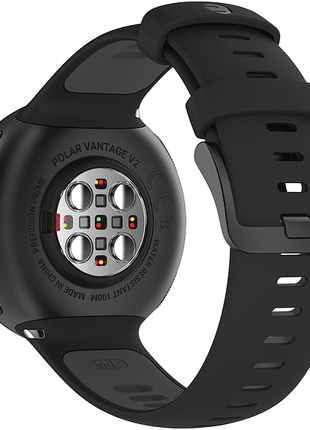 Reloj deportivo - Polar Vantage V2, Negro, 145-215 mm, 1.2", 40h, GPS, Resistencia al agua