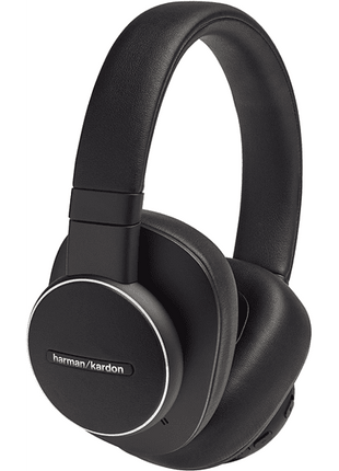 Auriculares inalámbricos - Harman Kardon FLY ANC, Diadema Bluetooth, Cancelación de ruido, 20 horas, Negro